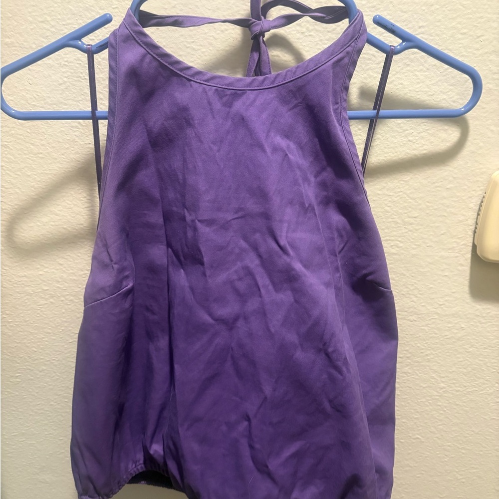 INC Purple Halter Top - Picture 8 of 8